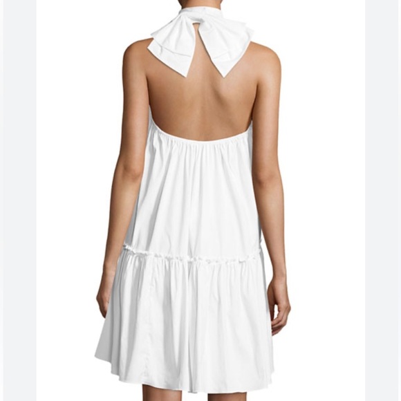 NWT Caroline Constas Bo Halter poplin dress, Small - Picture 3 of 7